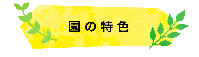 園の特色